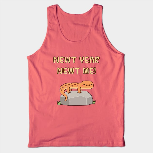 Newt Year Newt Me New Year Resolutions Funny Tank Top by rustydoodle